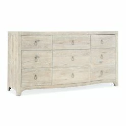 HOOKER ANTIQUA WHITEWASHED OAK DRESSER