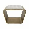UTTERMOST ANTIQUE GOLD HOOP SMALL BENCH