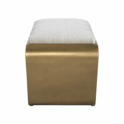 UTTERMOST ANTIQUE GOLD HOOP SMALL BENCH