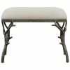 UTTERMOST Furniture ANTIQUE SILVER BRANCH ACCENT BENCH