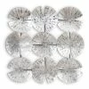 PHILLIPS COLLECTION ANTIQUE SILVER GINKGO LEAF WALL ART Wall Sculptures + Decor