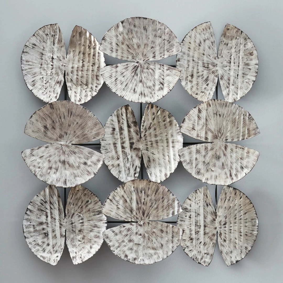 Cheap ๐ PHILLIPS COLLECTION ANTIQUE SILVER GINKGO LEAF WALL ART Wall Sculptures + Decor ๐ 3 PHILLIPS COLLECTION ANTIQUE SILVER GINKGO LEAF WALL ART Wall Sculptures + Decor