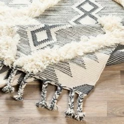 SURYA NURI HAND-WOVEN WOOL RUG