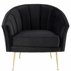 NUEVO ARIA VELVET VELOUR ACCENT CHAIR Furniture