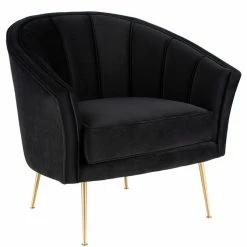 NUEVO ARIA VELVET VELOUR ACCENT CHAIR Furniture