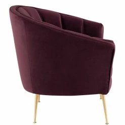 NUEVO ARIA VELVET VELOUR ACCENT CHAIR Furniture
