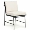 FOUR HANDS ARIZONA NOIR DINING CHAIR: SAVILLE FLAX