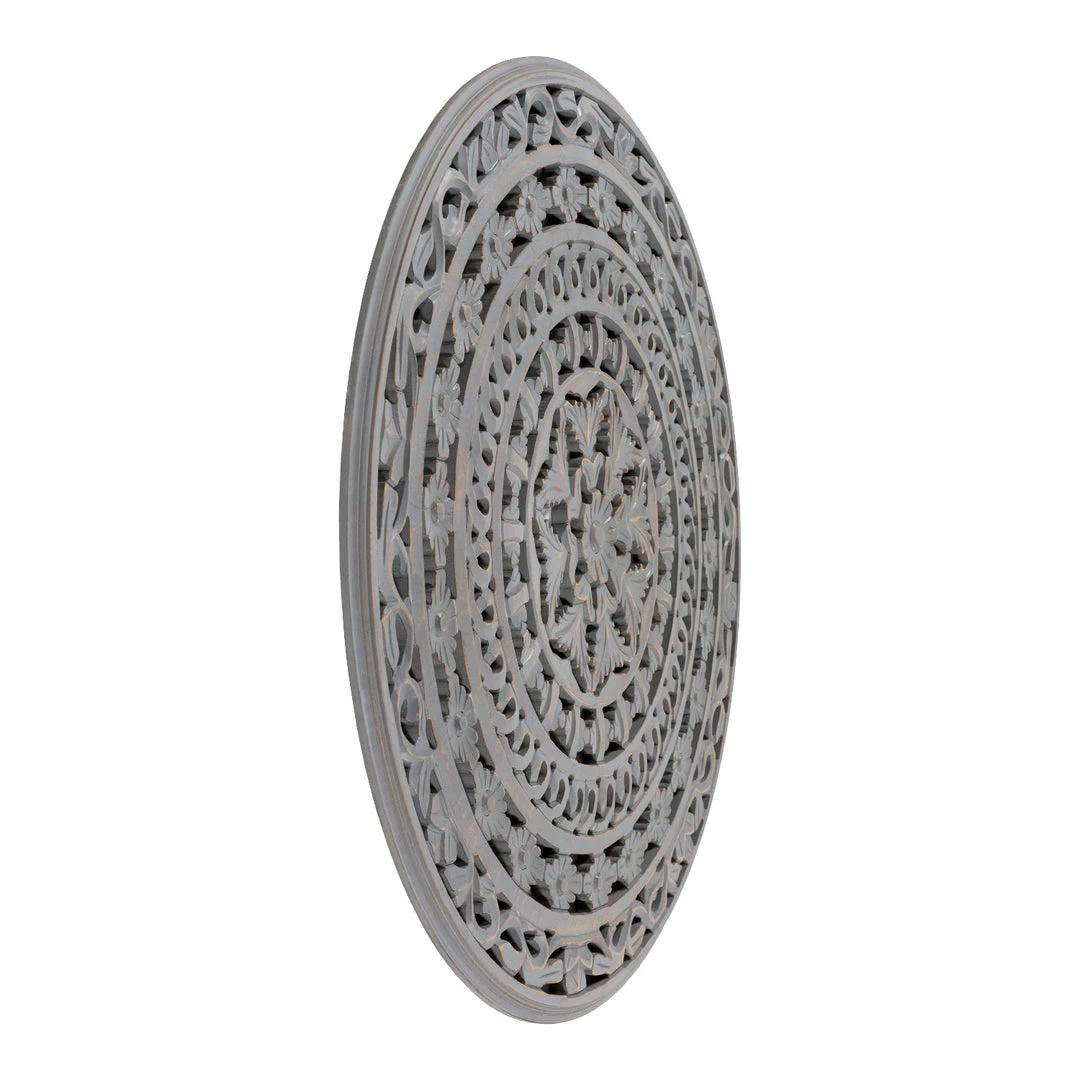 New β¨ SURYA ASHA CARVED WOOD WALL MEDALLION π 3 SURYA ASHA CARVED WOOD WALL MEDALLION