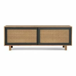 MOES ASHTON MANGO WOOD + CANE MEDIA CONSOLE