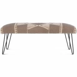 SURYA ASMARA TRIBAL PRINT KILIM BENCH Furniture