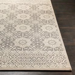 SURYA FABIA TEXTURED CHENILLE RUG: SAND, STONE