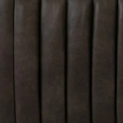 FOUR HANDS AUGUSTINE CHANNEL TUFTED LEATHER SWIVEL CHAIR