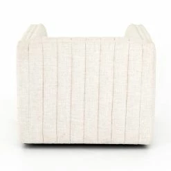FOUR HANDS Living Room AUGUSTINE CHANNEL TUFTED SWIVEL CHAIR