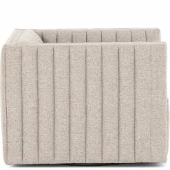 FOUR HANDS Living Room AUGUSTINE CHANNEL TUFTED SWIVEL CHAIR
