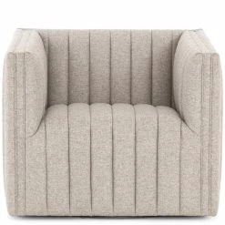 FOUR HANDS Living Room AUGUSTINE CHANNEL TUFTED SWIVEL CHAIR