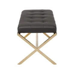 Best deal π₯ NUEVO Living Room AUGUSTE BLACK SADDLE STRAPPED BENCH π― 12 NUEVO Living Room AUGUSTE BLACK SADDLE STRAPPED BENCH