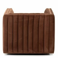 Wholesale ๐ FOUR HANDS AUGUSTINE CHANNEL TUFTED AUBURN VELVET SWIVEL CHAIR Furniture โจ 10 FOUR HANDS AUGUSTINE CHANNEL TUFTED AUBURN VELVET SWIVEL CHAIR Furniture