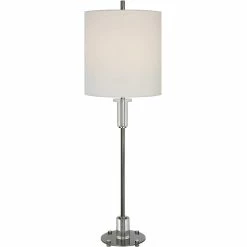 UTTERMOST AURELIA CRYSTAL & STEEL BUFFET LAMP Lighting