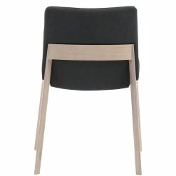 MOES Furniture AUSTIN CHARCOAL + WHITE OAK DINING CHAIR | SET OF 2
