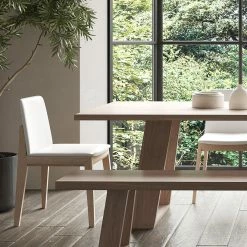 MOES Furniture AUSTIN WHITE OAK DINING CHAIR | SET OF 2