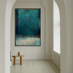 L ART "AZURE VIEW" CANVAS ART