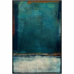 L ART "AZURE VIEW" CANVAS ART