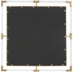 UTTERMOST BALKAN ACRYLIC SQUARE MIRROR: GOLD
