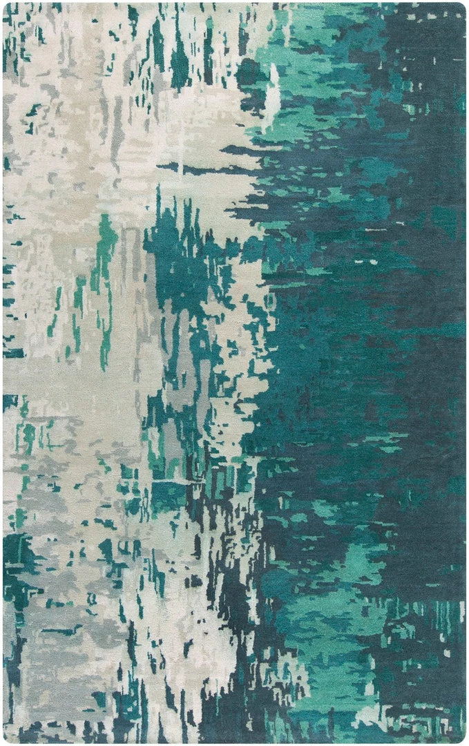 Coupon ๐ SURYA DIBA WOOL RUG: TEAL ๐ 3 SURYA DIBA WOOL RUG: TEAL