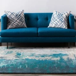 Coupon ๐ SURYA DIBA WOOL RUG: TEAL ๐ 13 SURYA DIBA WOOL RUG: TEAL