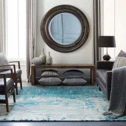 Coupon ๐ SURYA DIBA WOOL RUG: TEAL ๐ 14 SURYA DIBA WOOL RUG: TEAL