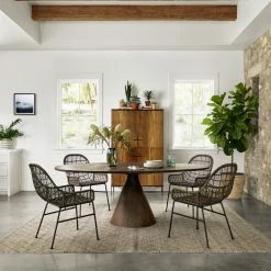 FOUR HANDS BANDERA INDOOR-OUTDOOR WICKER DINING CHAIR