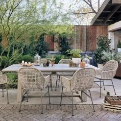 FOUR HANDS BANDERA INDOOR-OUTDOOR WICKER DINING CHAIR