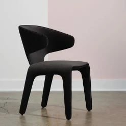 NUEVO BANDI VELOUR VELVET DINING CHAIR