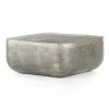 FOUR HANDS BASIL SQUARE COFFEE TABLE: ANTIQUE NICKEL