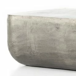 Wholesale 💯 FOUR HANDS BASIL SQUARE COFFEE TABLE: ANTIQUE NICKEL 👍 9 FOUR HANDS BASIL SQUARE COFFEE TABLE: ANTIQUE NICKEL