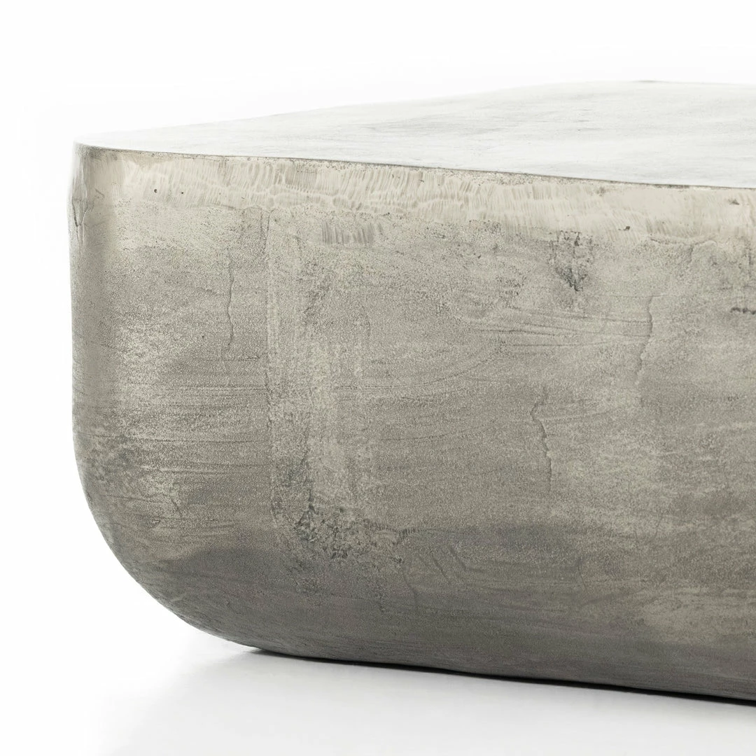 Wholesale 💯 FOUR HANDS BASIL SQUARE COFFEE TABLE: ANTIQUE NICKEL 👍 4 FOUR HANDS BASIL SQUARE COFFEE TABLE: ANTIQUE NICKEL