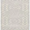 SURYA TOBEY WOOL + COTTON TEXTURED FLATWEAVE: GRAY Rug