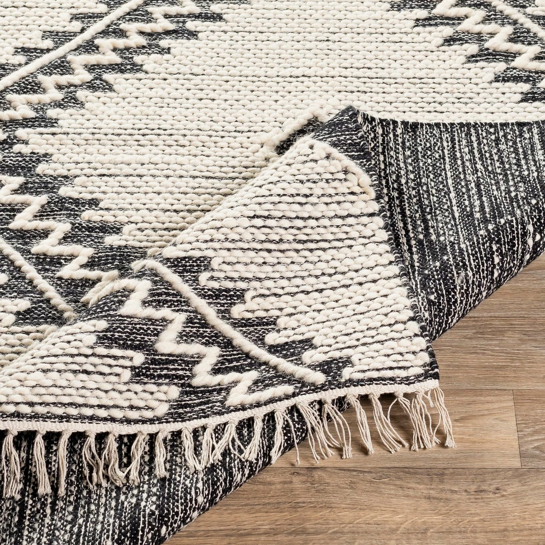 Budget โค๏ธ SURYA SIMI WOOL + COTTON TEXTURED FLATWEAVE: CHARCOAL Rug ๐ 2 SURYA SIMI WOOL + COTTON TEXTURED FLATWEAVE: CHARCOAL Rug