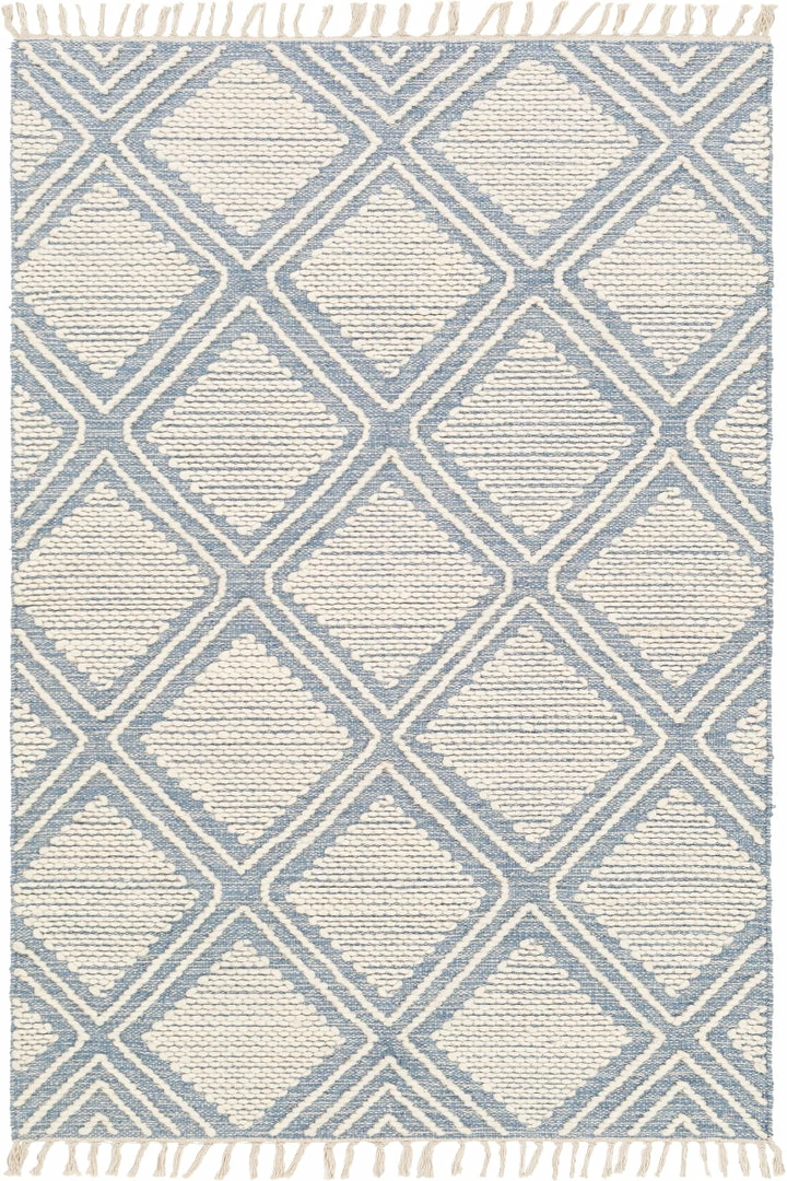 Brand new โ๏ธ SURYA Rug KELE WOOL + COTTON TEXTURED FLATWEAVE: DENIM ๐ฅฐ 3 SURYA Rug KELE WOOL + COTTON TEXTURED FLATWEAVE: DENIM