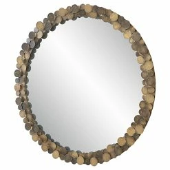 Deals π UTTERMOST Mirrors BELEDI COINS ROUND MIRROR π― 9 UTTERMOST Mirrors BELEDI COINS ROUND MIRROR