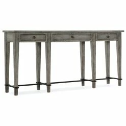 HOOKER BELLA VINTAGE GREY CONSOLE TABLE