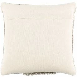 SURYA BELU FRINGE PILLOW: GREY