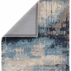 Best Sale ⭐ JAIPUR BENA WOOL + VISCOSE RUG: BLUE, STONE ⭐ 9 JAIPUR BENA WOOL + VISCOSE RUG: BLUE, STONE