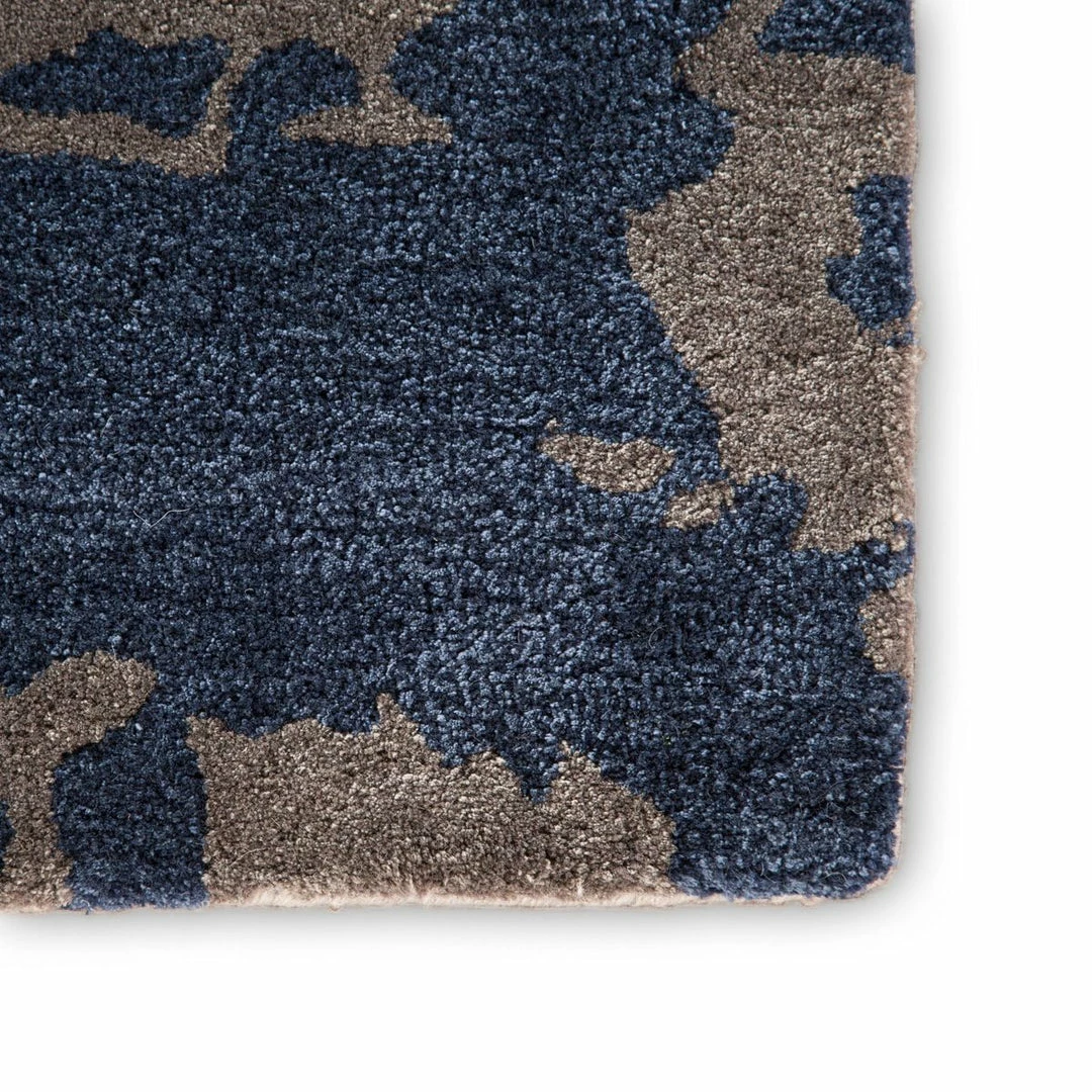 Best Sale ⭐ JAIPUR BENA WOOL + VISCOSE RUG: BLUE, STONE ⭐ 5 JAIPUR BENA WOOL + VISCOSE RUG: BLUE, STONE