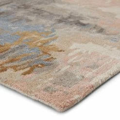 JAIPUR BENA WOOL + VISCOSE RUG: BLUSH, STONE