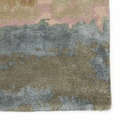 JAIPUR BENA WOOL + VISCOSE RUG: SAGE, OLIVE