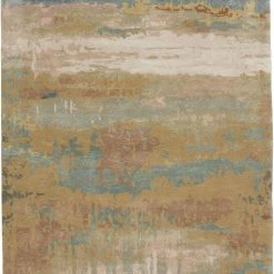 JAIPUR BENA WOOL + VISCOSE RUG: SAGE, OLIVE
