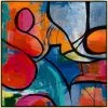 L ART "BETWEEN LOVE AND PASSION" CANVAS ART Wall Art