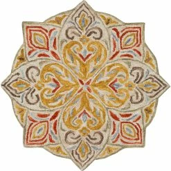 Buy ๐ฏ SURYA TALLULAH ROUND RUG โจ 35 SURYA TALLULAH ROUND RUG