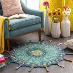 Budget π SURYA TALLU ROUND RUG β 19 SURYA TALLU ROUND RUG